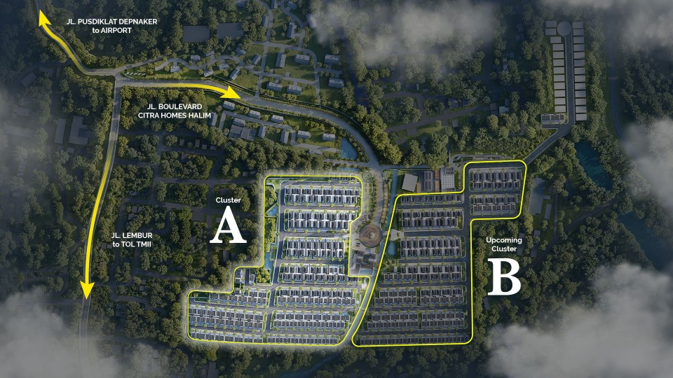siteplan citra homes halim